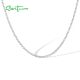 SANTUZZA 925 Sterling Silver Chain Necklace Fashion Jewelry Length Of 45cm / 55cm 