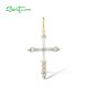 SANTUZZA 925 Sterling Silver Cross Pendant White White Cubic Zirconia Jewelry